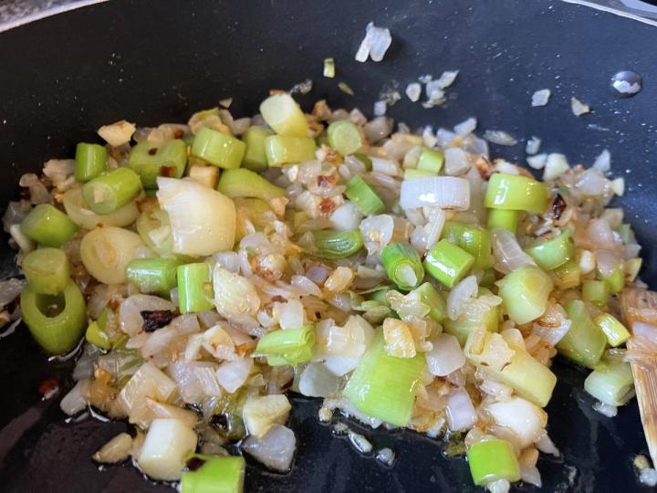 Browning the Mix Adds An Immense Amount of Flovor & Aroma