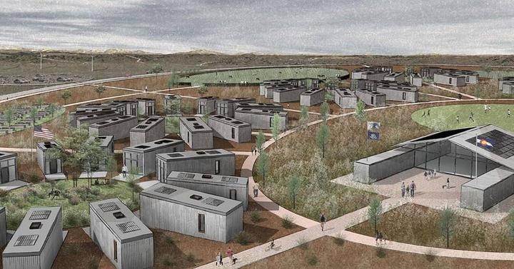 Rendering of a proposed community
