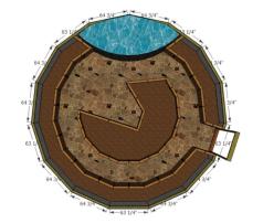 26' Growing Dome Raised Bed Design