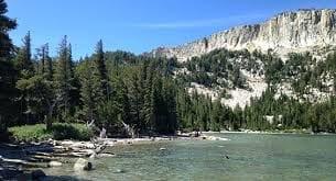 River in the Sierra Nevada Mountains