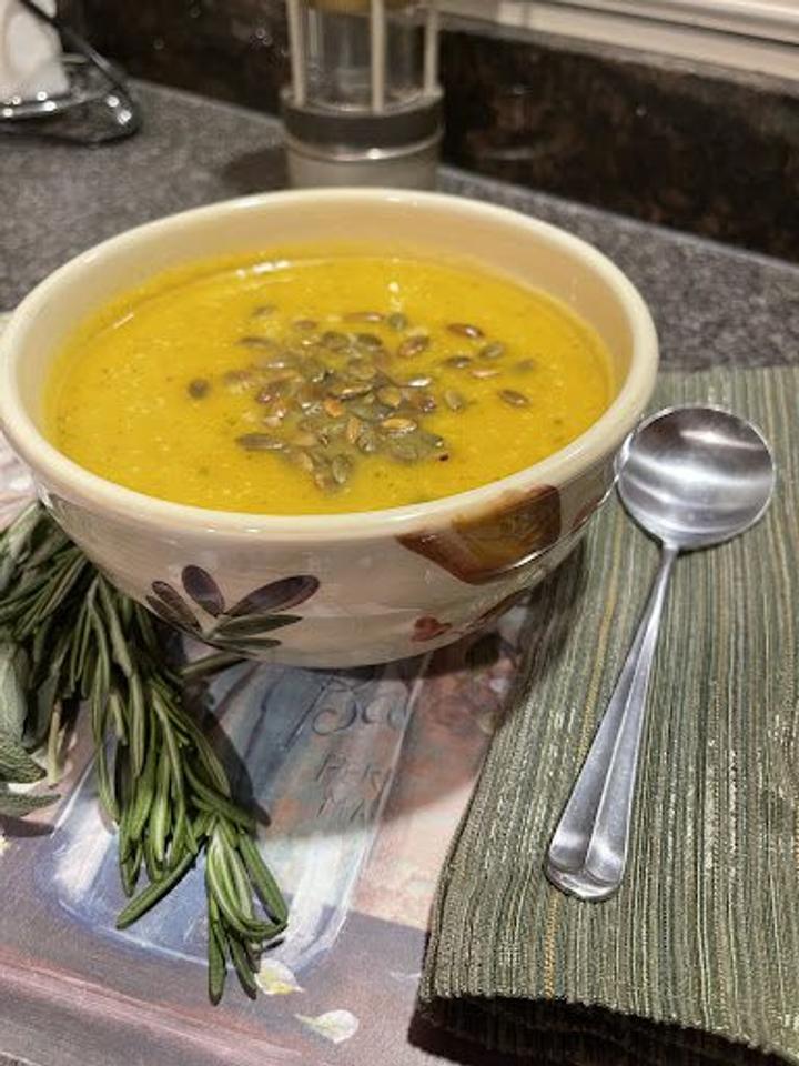Butternut Squash Soup with Sage