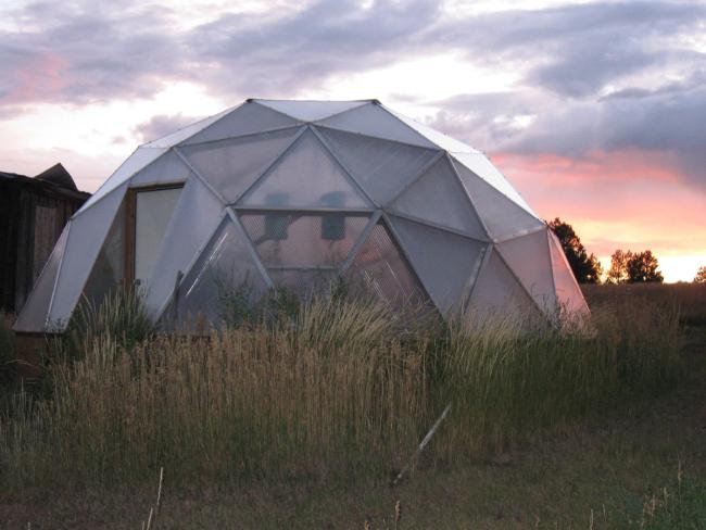 33 foot Growing Dome on the Southern Oregon farm