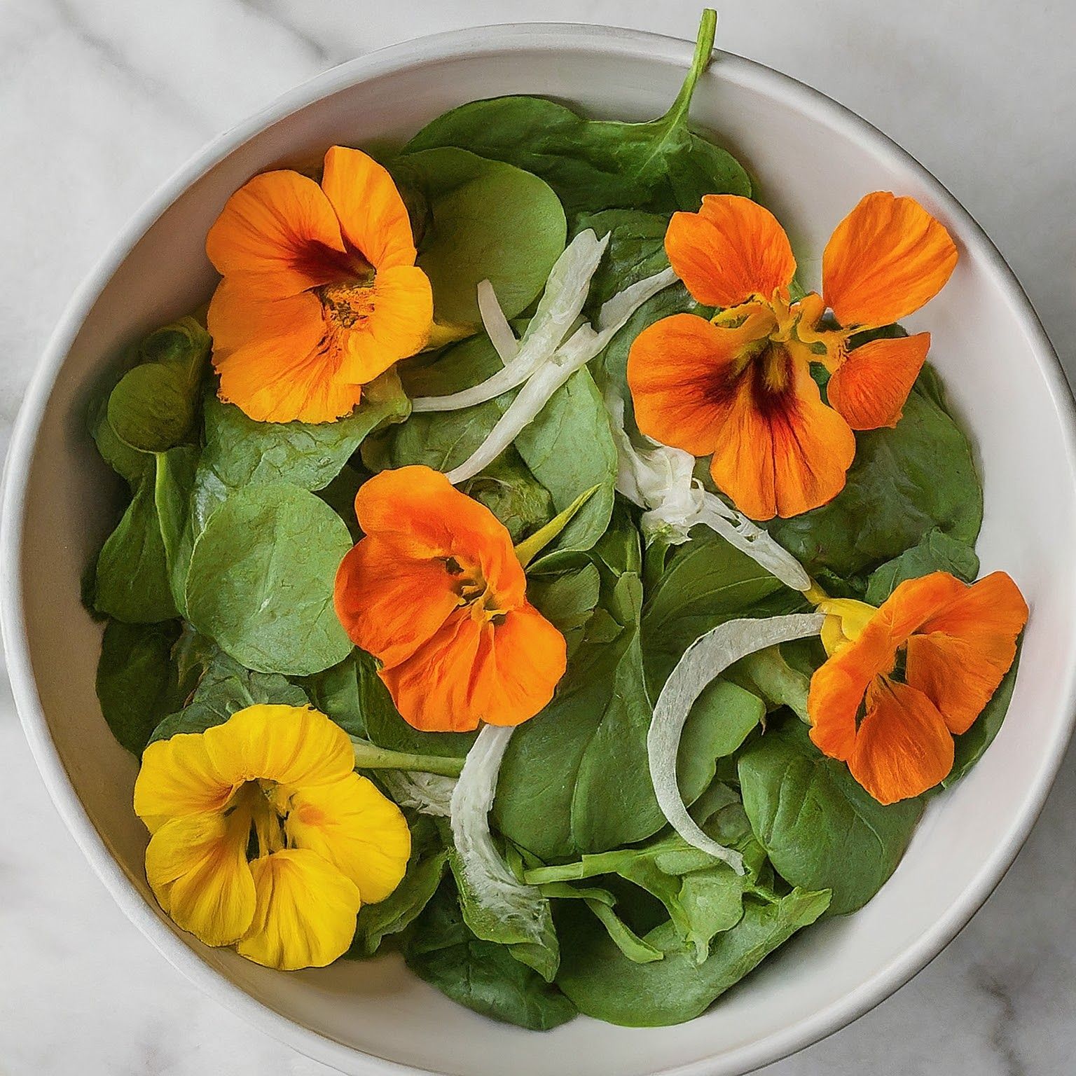 nasturtium salad