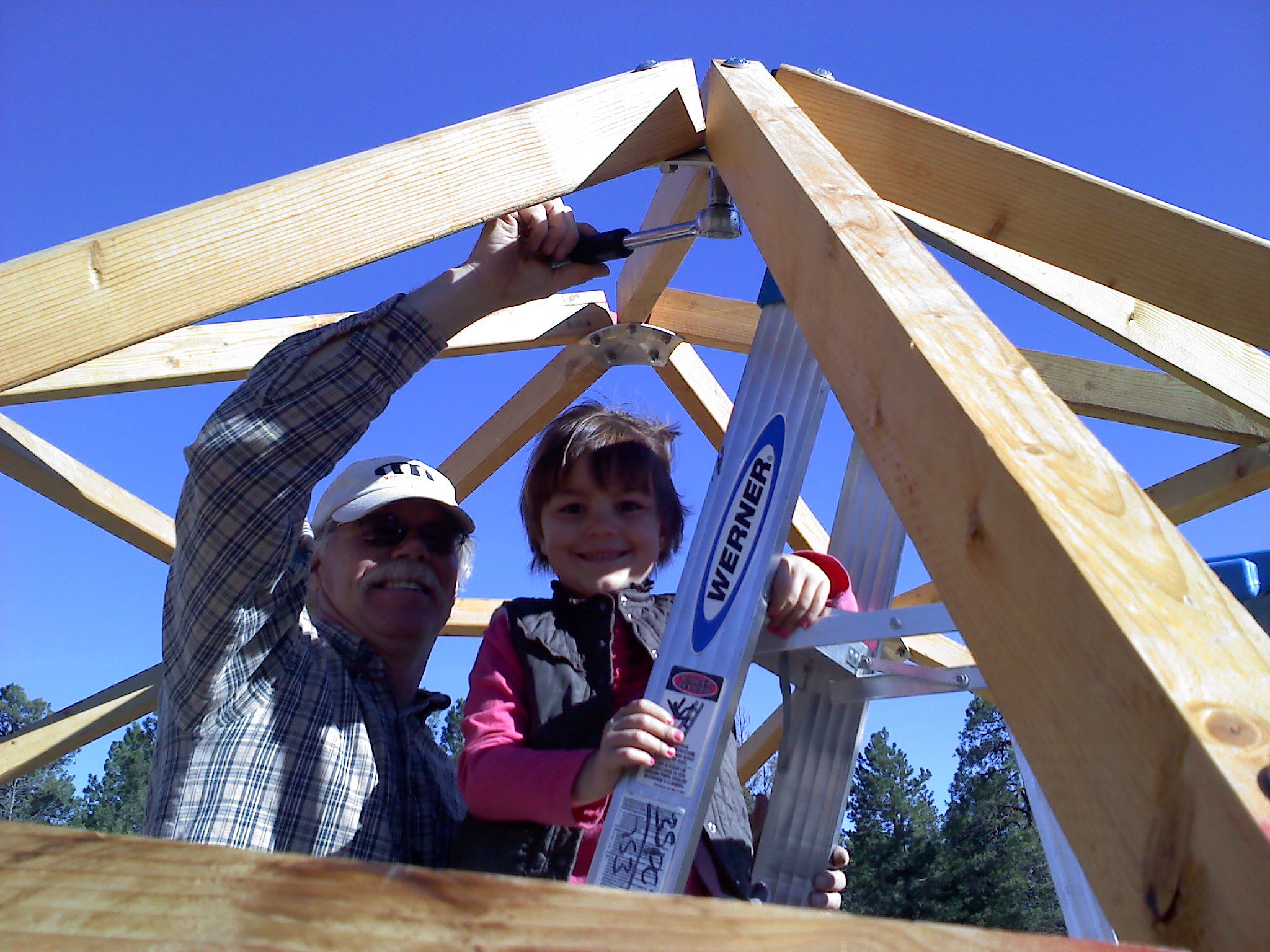 Learning about constructing a greenhouse