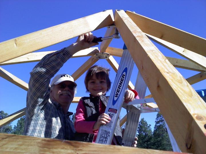 Learning about constructing a greenhouse