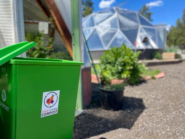 green compost container