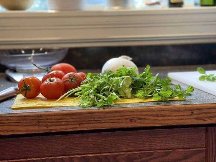 ingredients on a cutting board