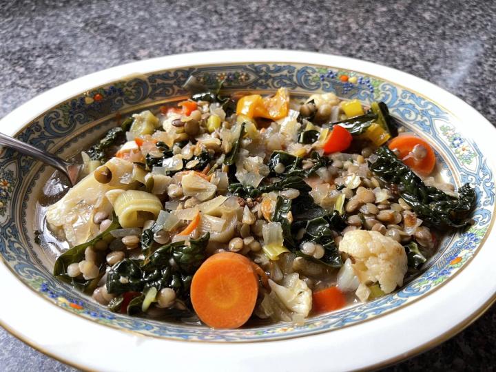 Kitchen Sink Soup is a Fragrant, Hearty, & Easy Way to Warm Up Your Winter Day