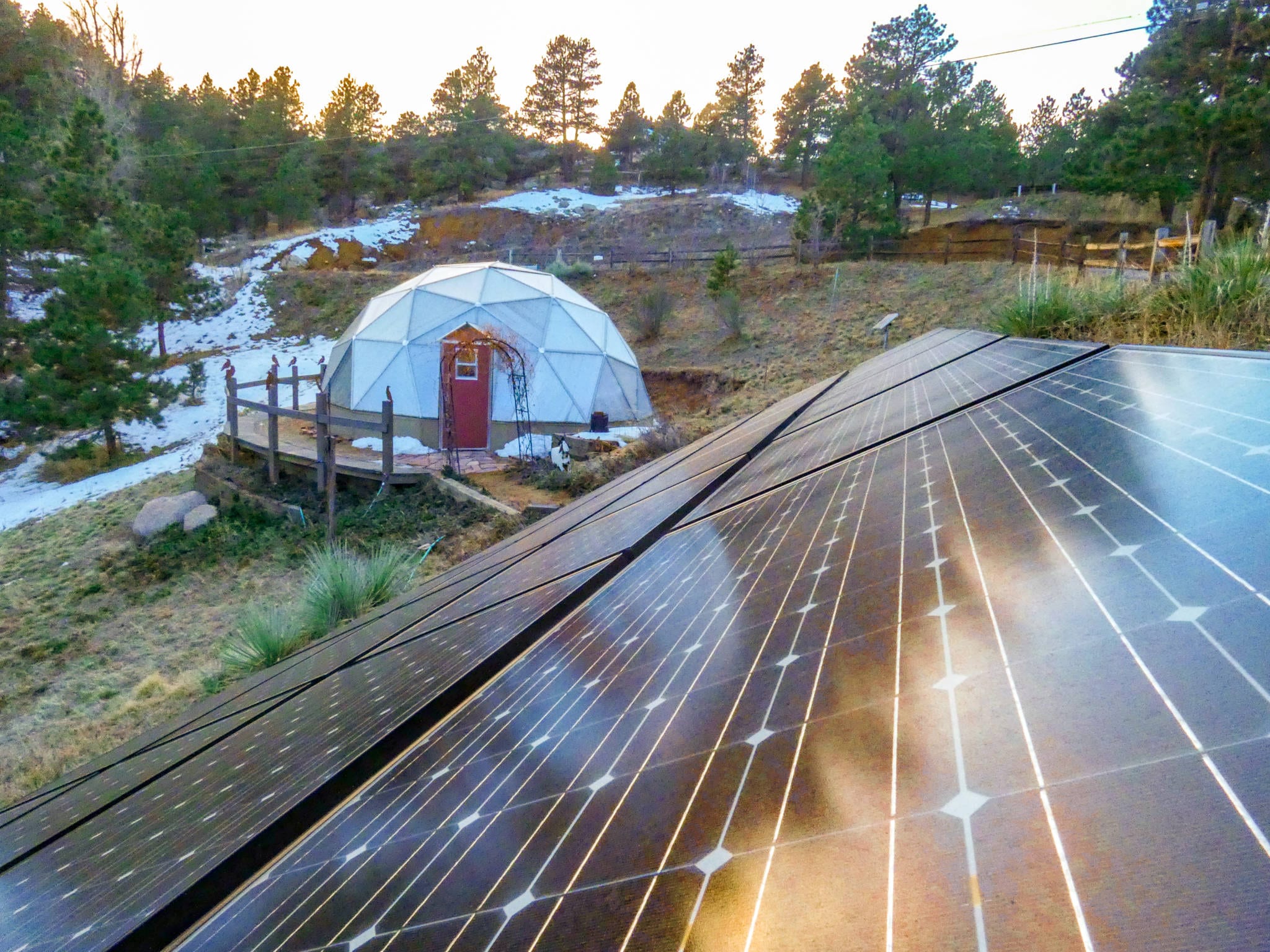 26 growing dome greenhouse in Boulder Colorado