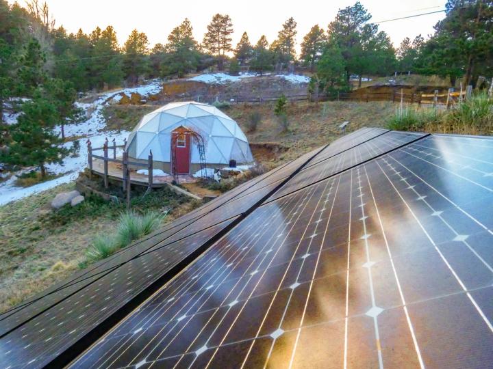 26 growing dome greenhouse in Boulder Colorado