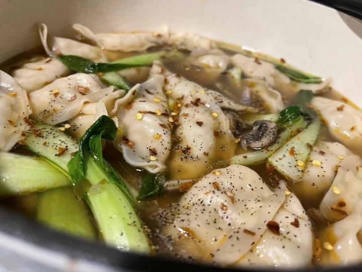 seasoning for the bok choy wonton soup