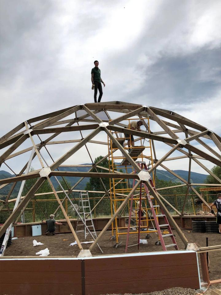 Building the greenhouse
