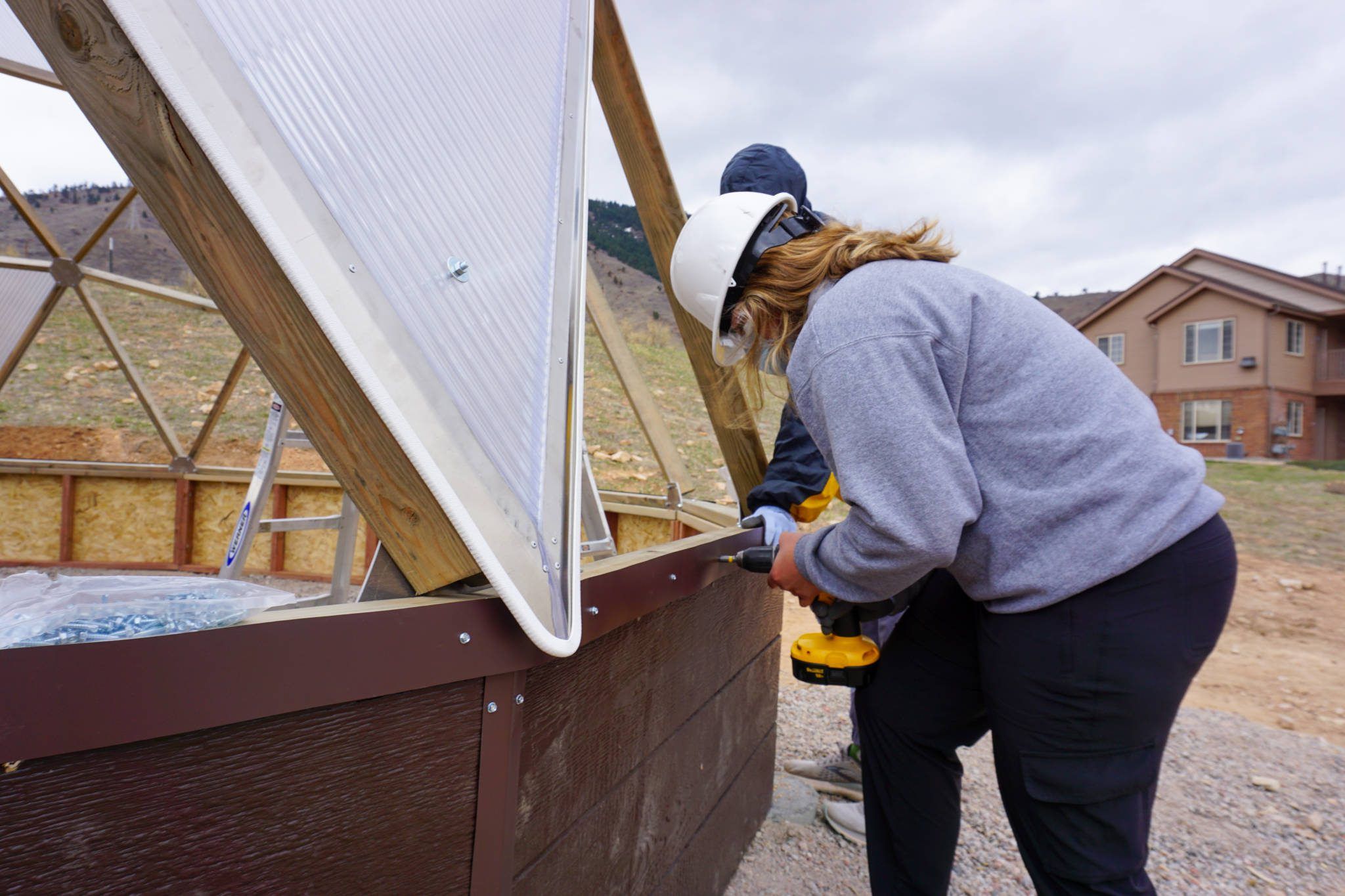 Growing Dome Texas install