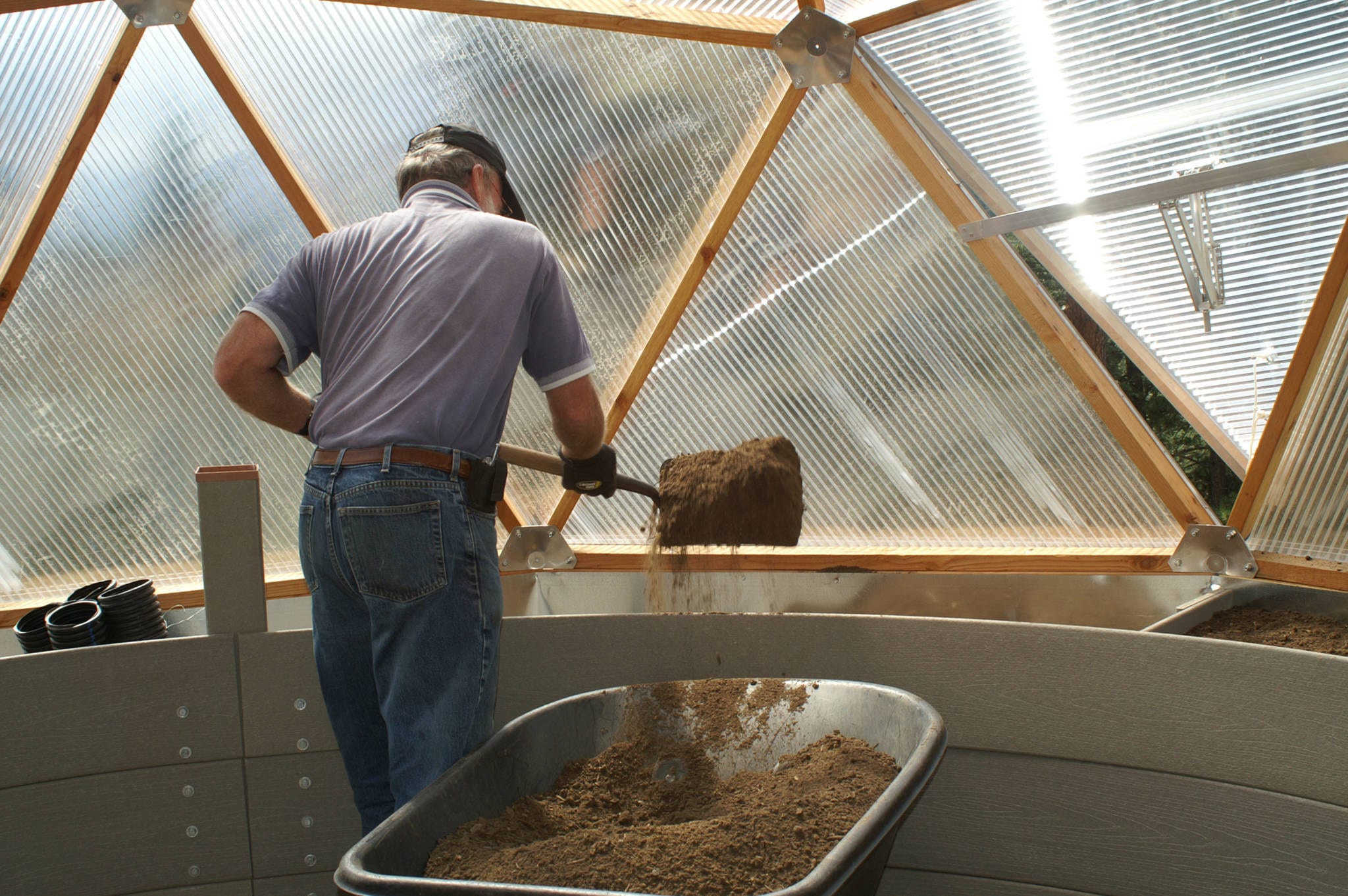 filling the beds