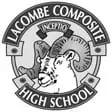 Lacombe composite high school logo