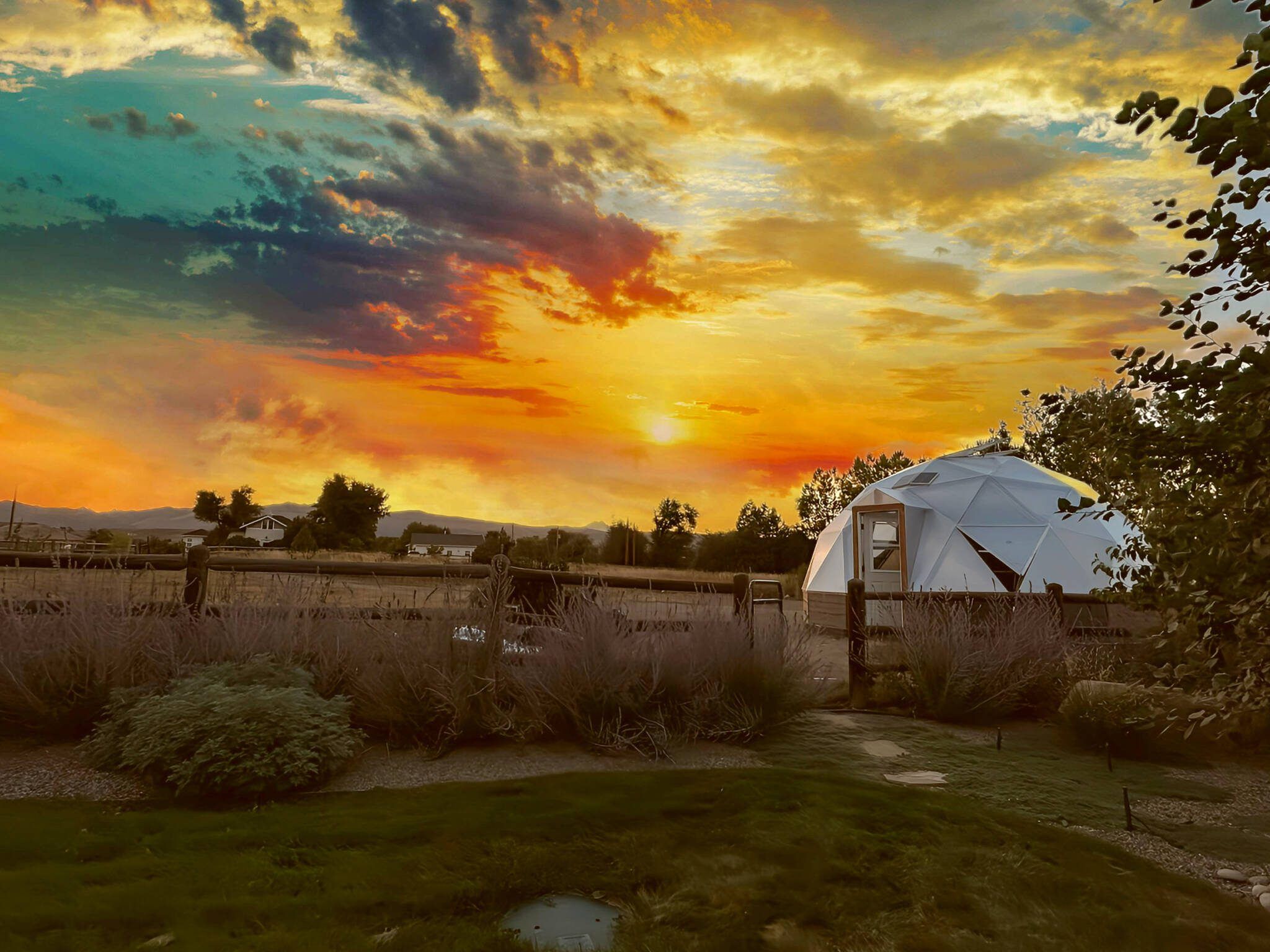 Emily Friedberg dome at sunset
