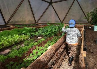 Truckee Elementary and the Dome Raising Project Come Together image