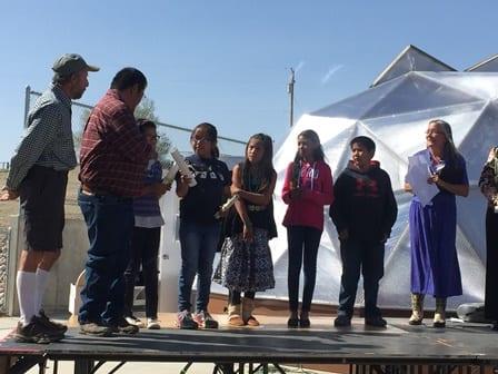Nizhoni Elementary School New Mexico Greenhouse Opening