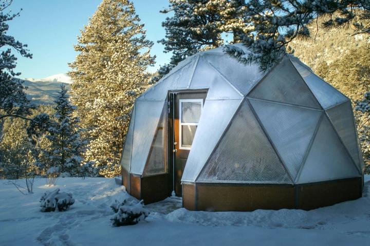 High Altitude Gardening in a Growing Dome Greenhouse