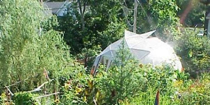 Growing Dome Greenhouse in Wisconsin