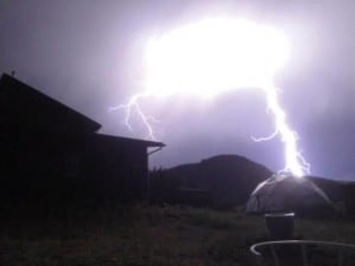 Lightning Strikes Growing Dome Greenhouse in Colorado