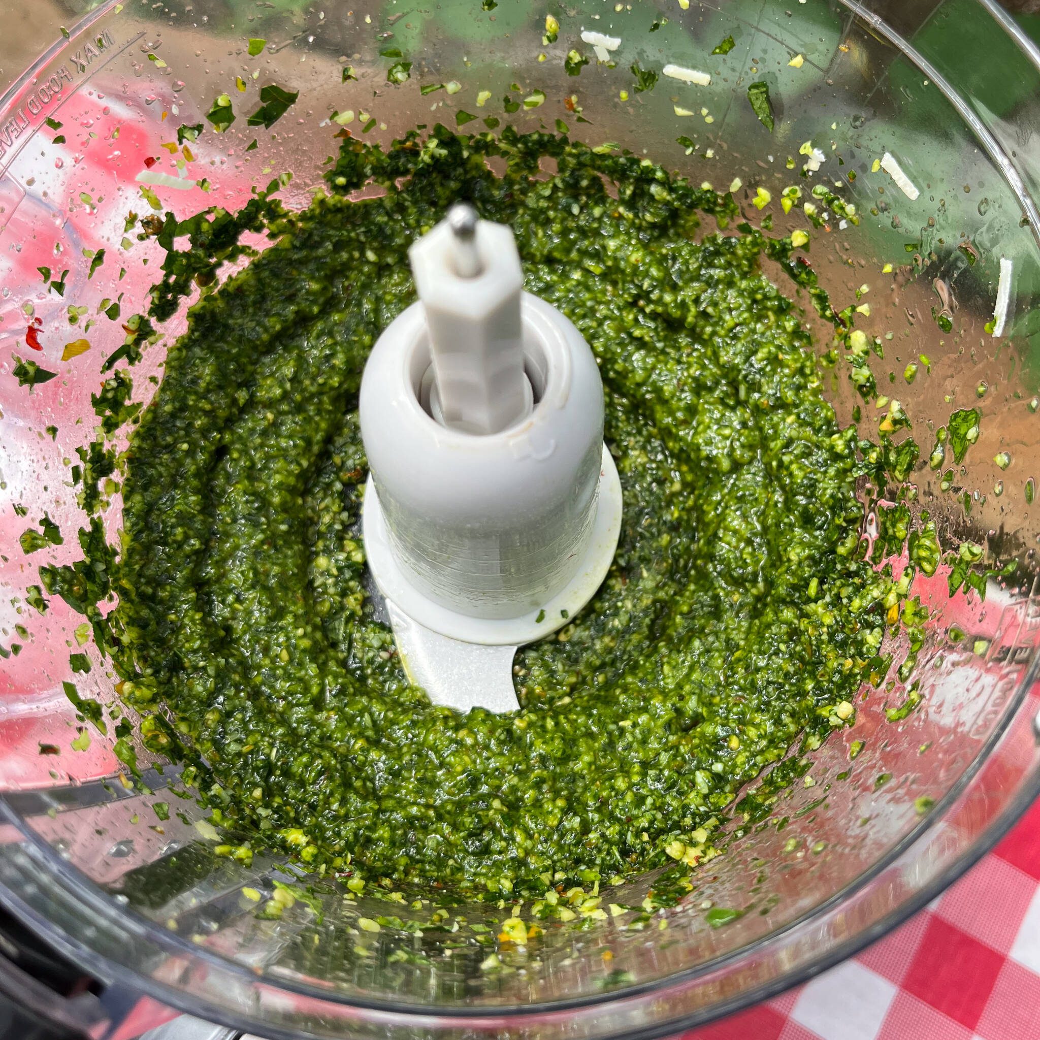nasturtium pesto flatbread
