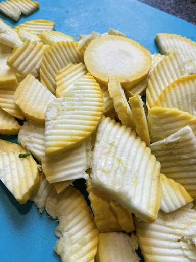 crinkle cut squash