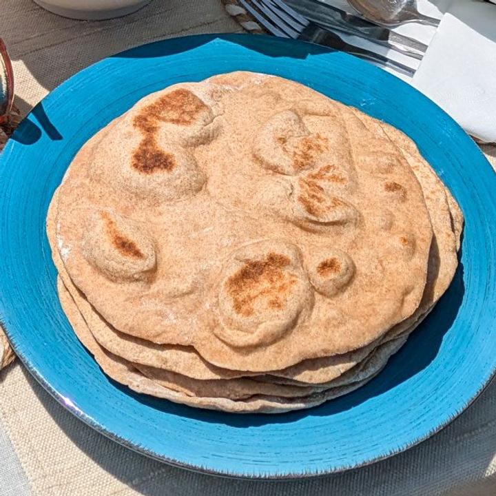 homemade pitas