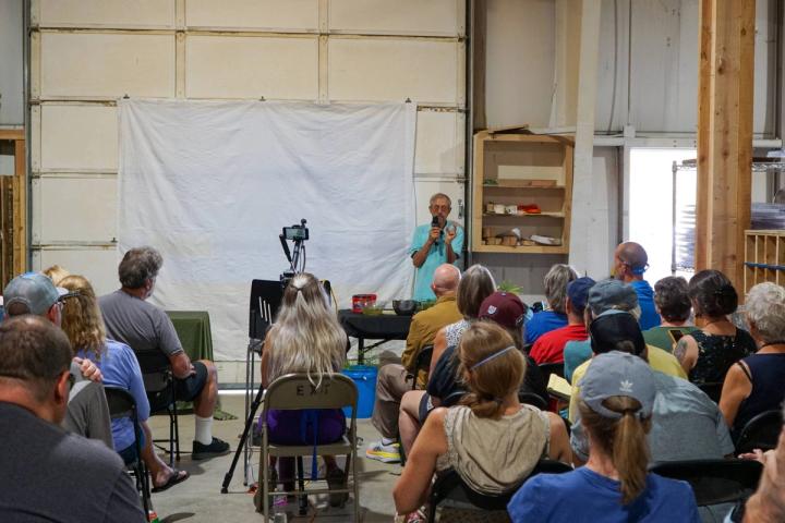 Pragmatic Gardening class at the customer appreciation event.