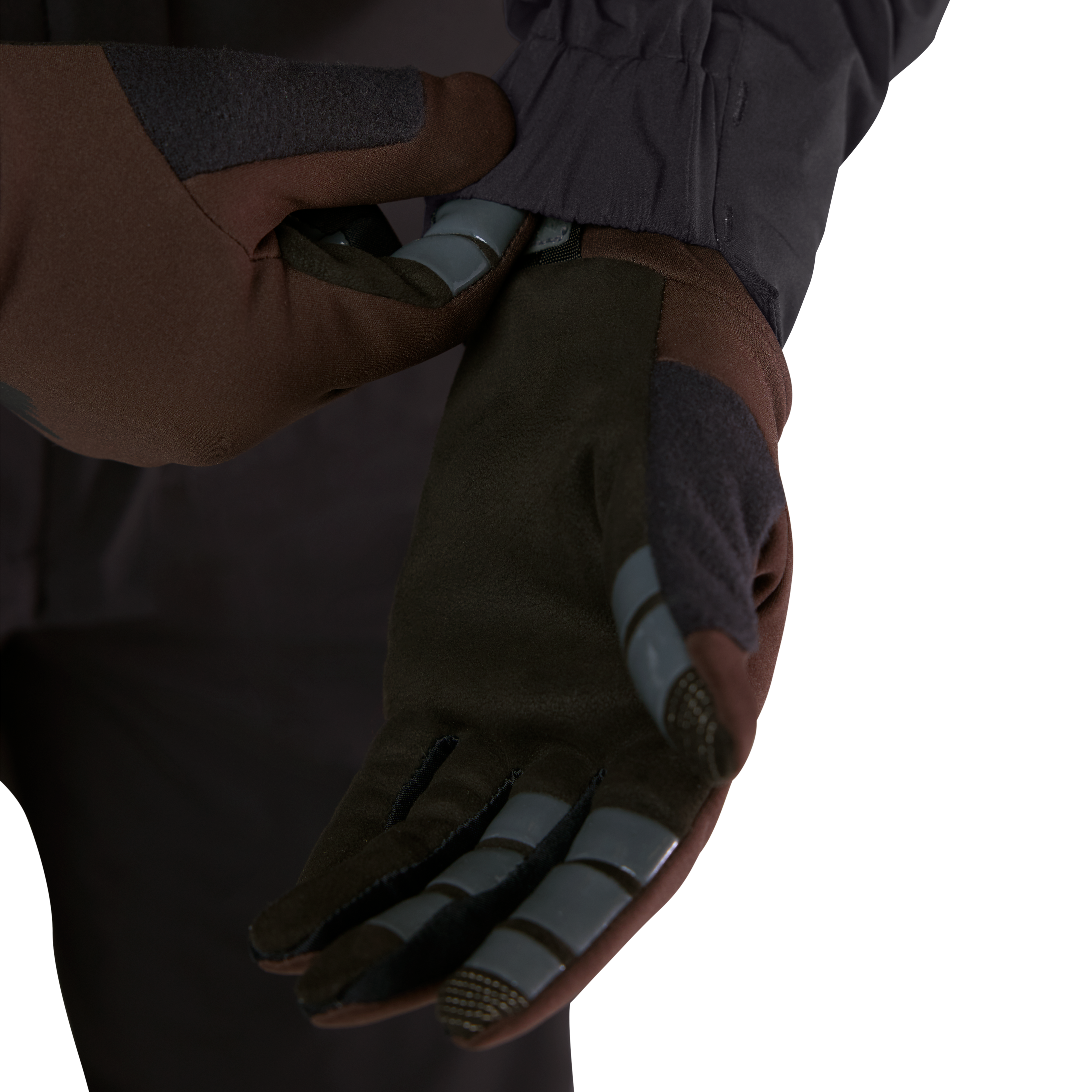 water jacket particolare guanto