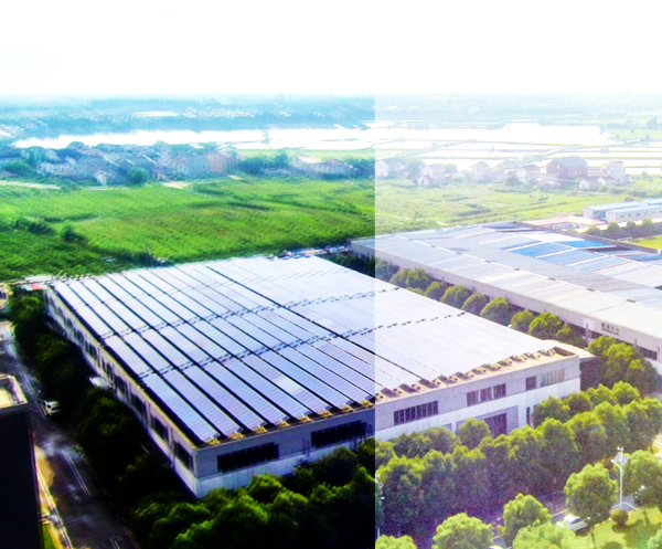 Capannone circondato da alberi