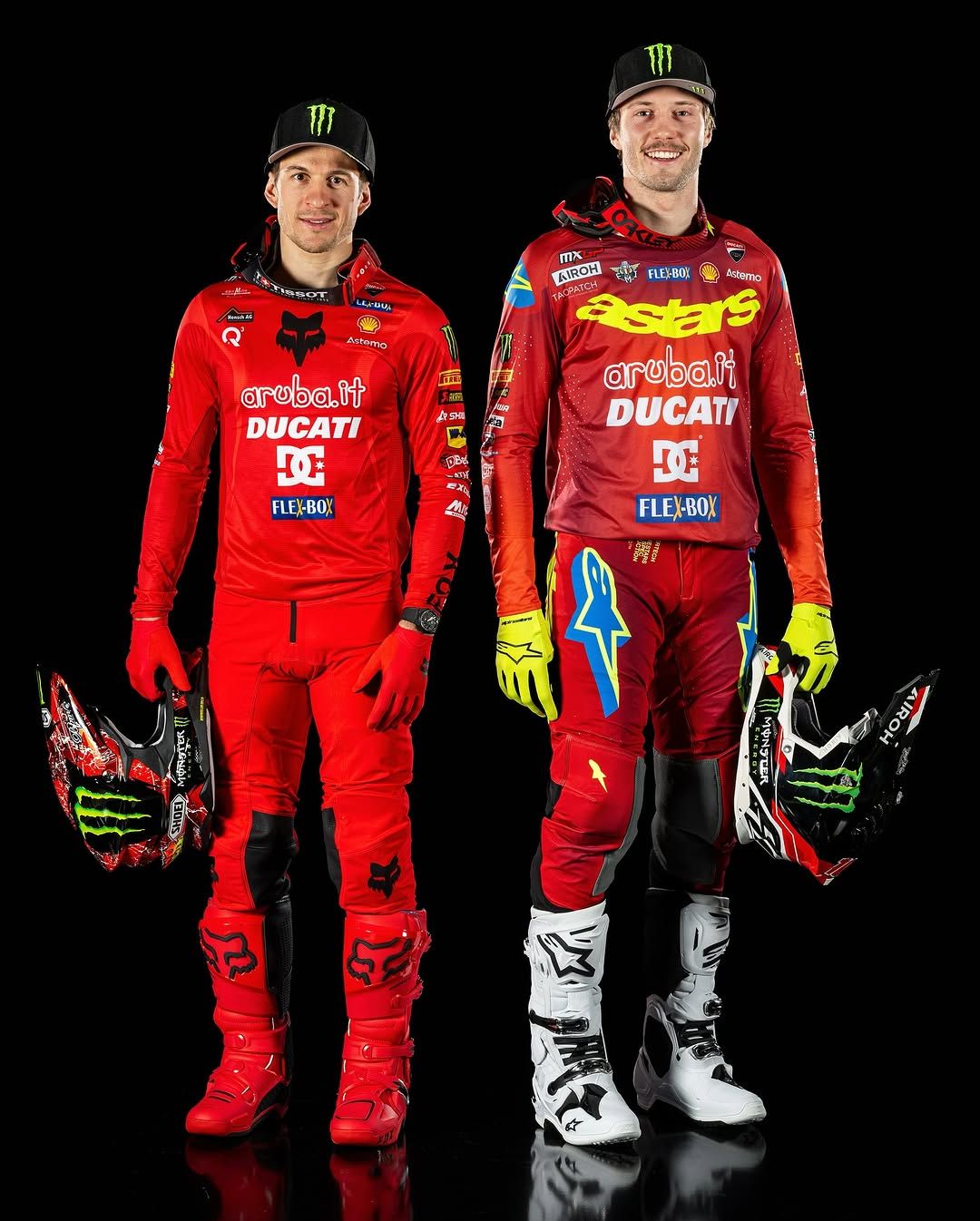 Mattia Guadagnini e Jeremy Seewer divisa Ducati