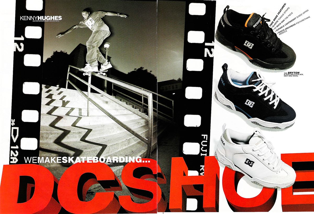doppia pagine pubblicità dc shoes