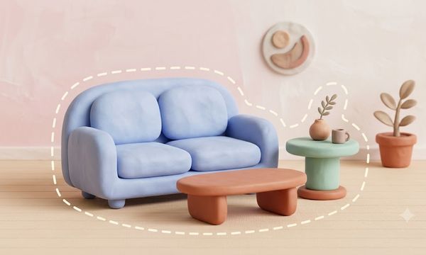 Second hand furniture bundle of a sofa, coffee table and side table, Melbourne