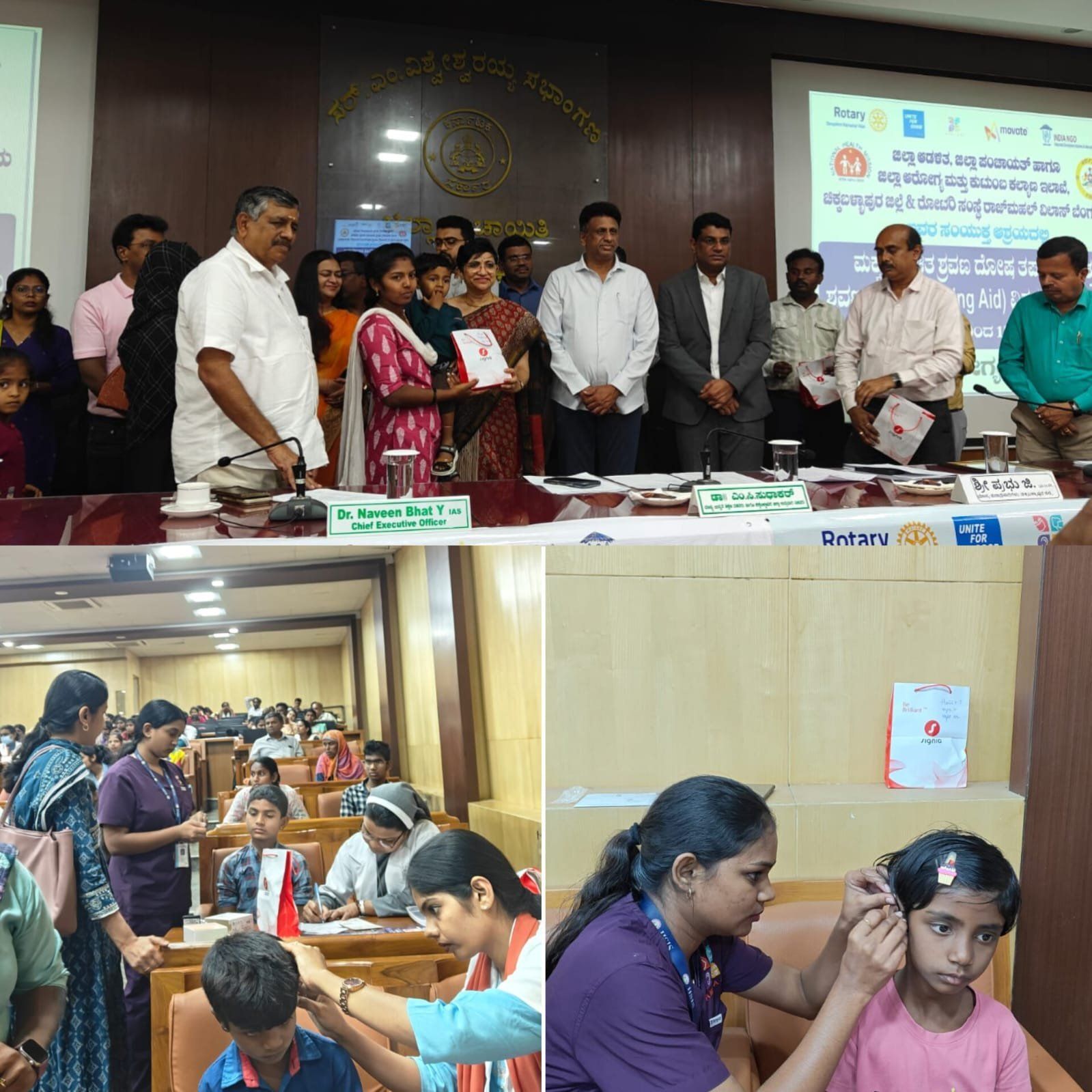 Samvaad conducted a Free Hearing aid distribution camp for children from low socio – econo…