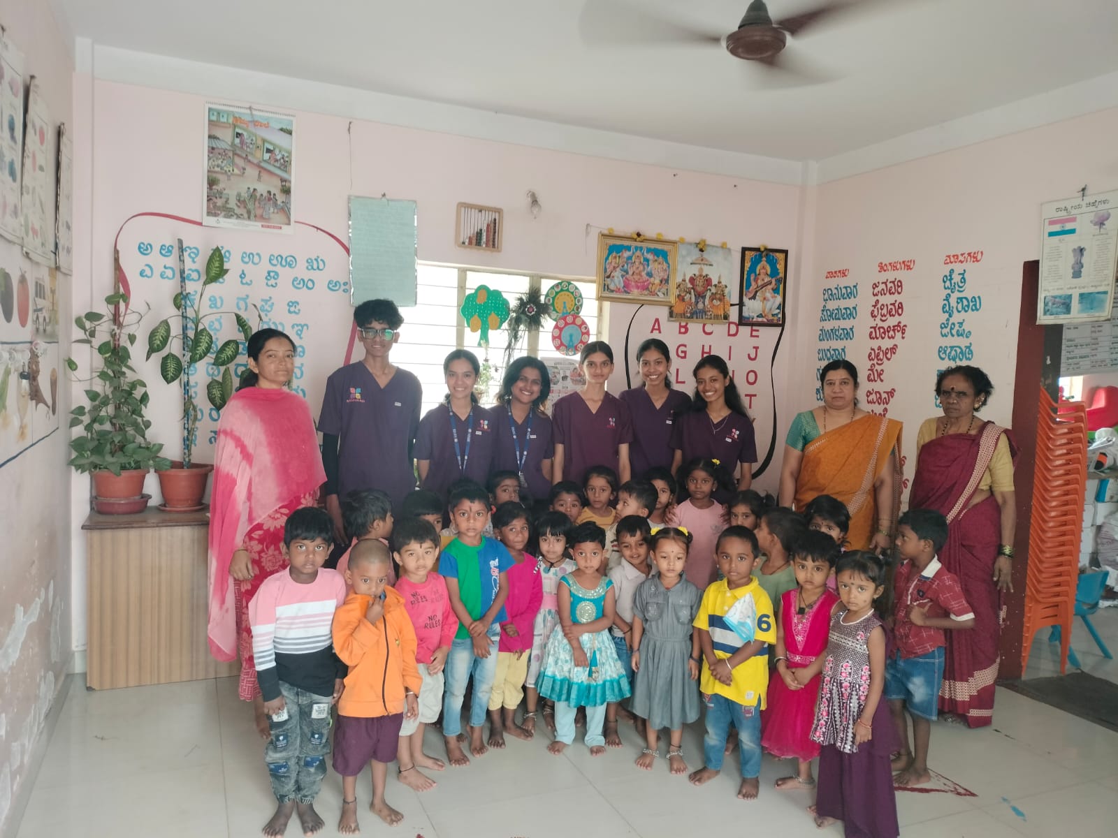 Samvaad Institute conducted a 3 days speech screening camp at Cholanagar Anganawadi. A tot…