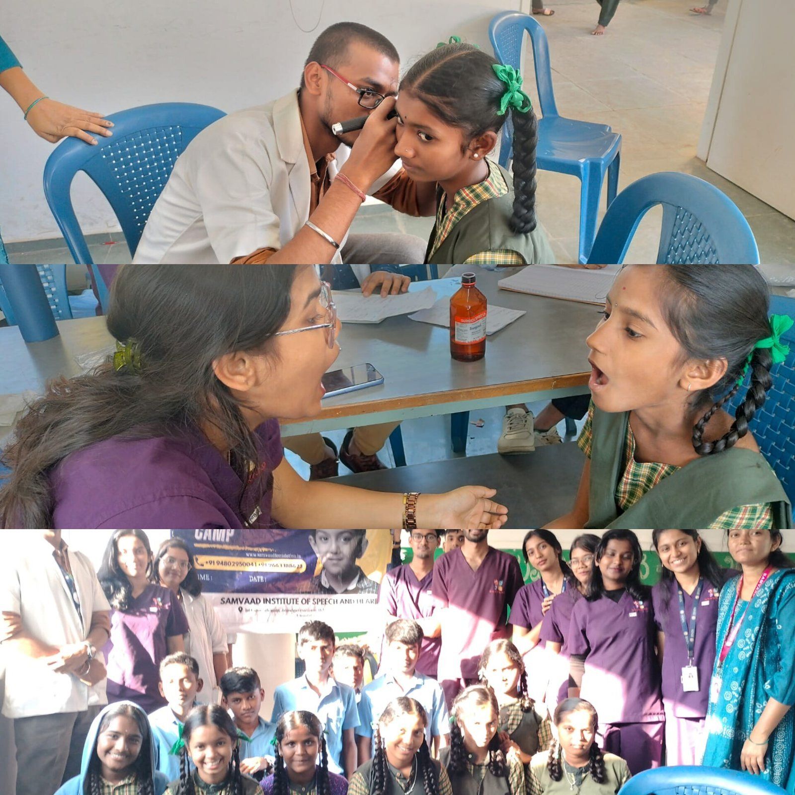 Samvaad Institute conducted 3rd day of speech and language screening at Byatarayanapura Go…