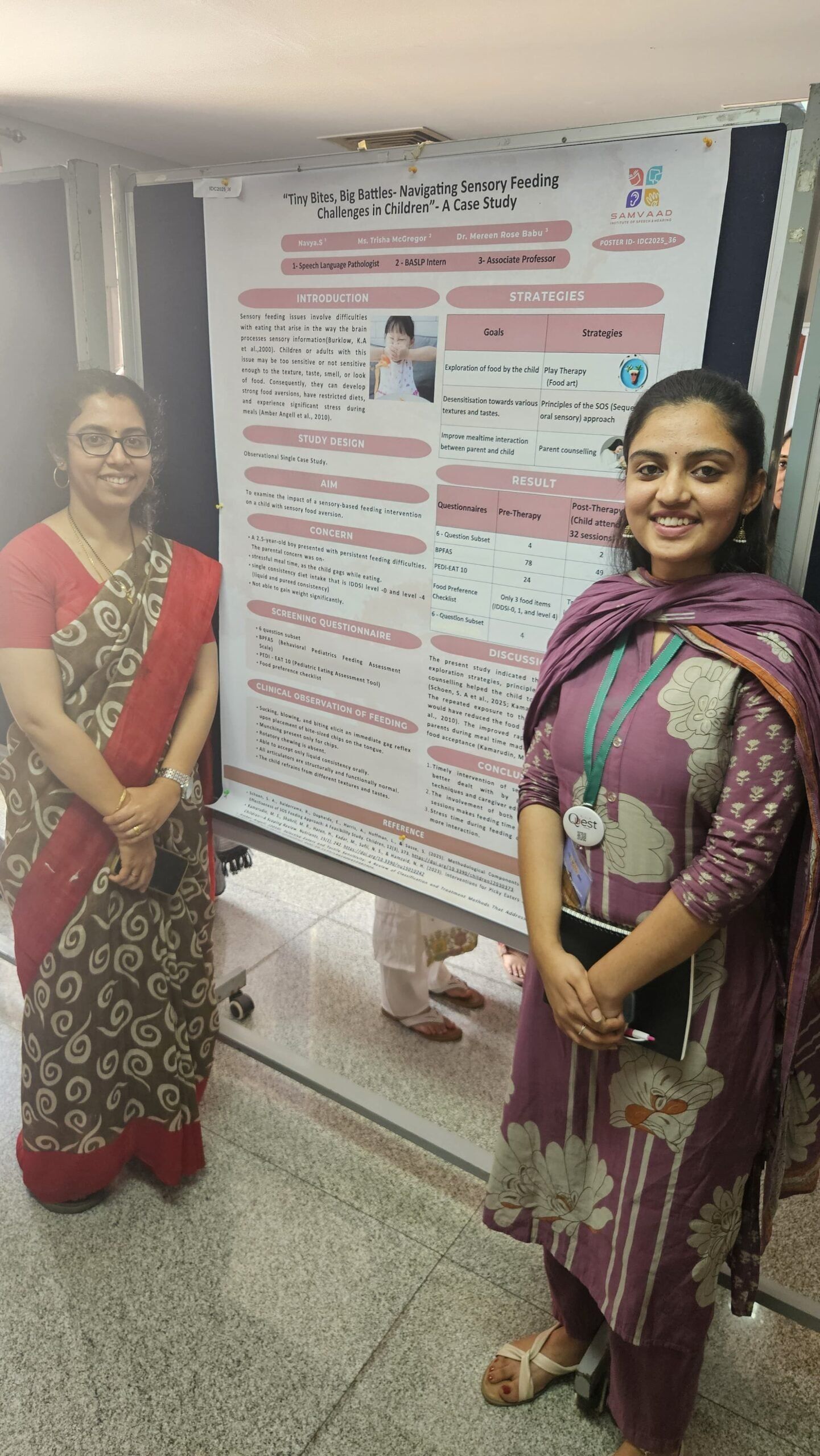 Ms. Navya presented poster presentation at International Dysphagia Conclave, Topic was ” N…