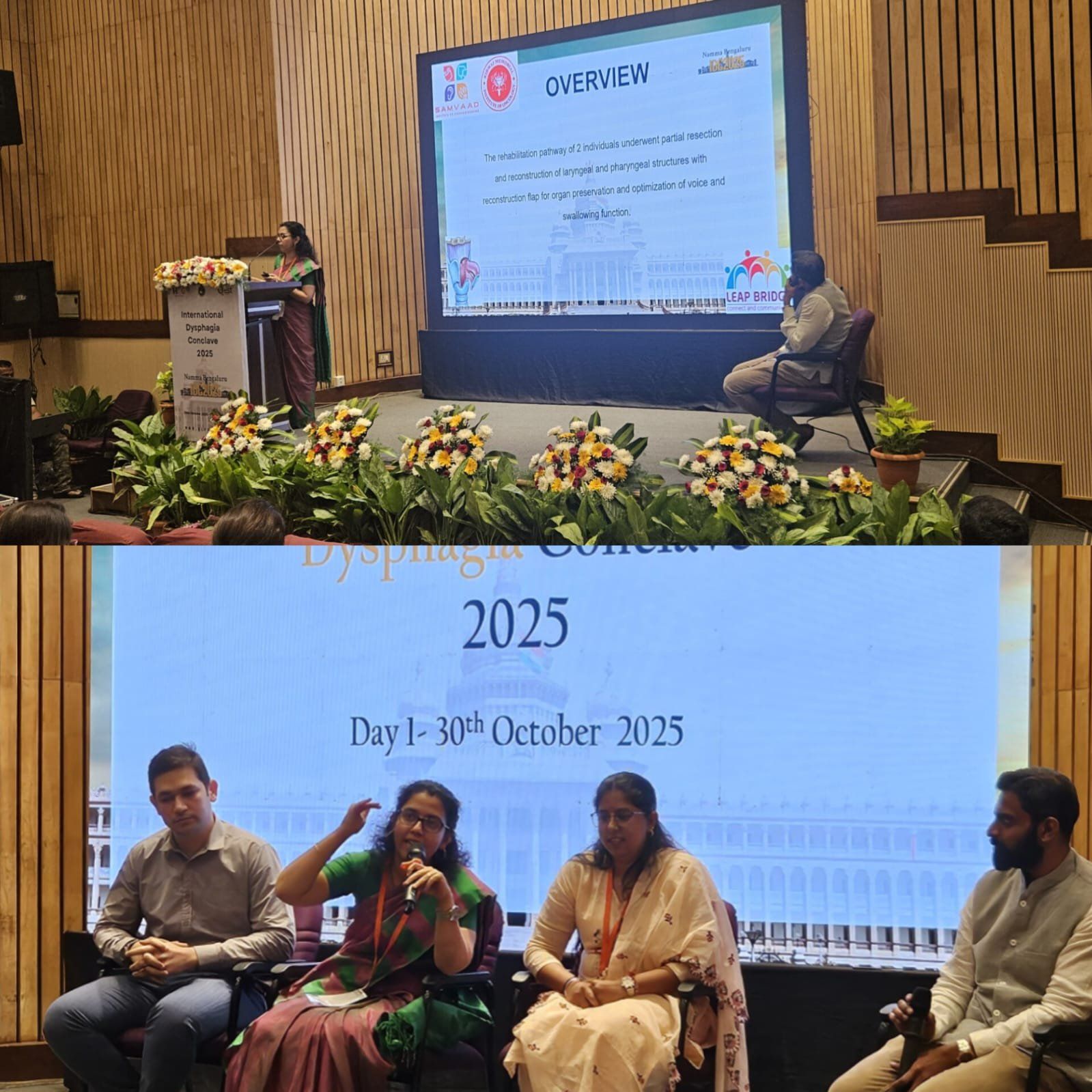 Dr. Mereen gave a talk on ” Rehabilitation of Partial Laryngectomy ” at International Dysp…