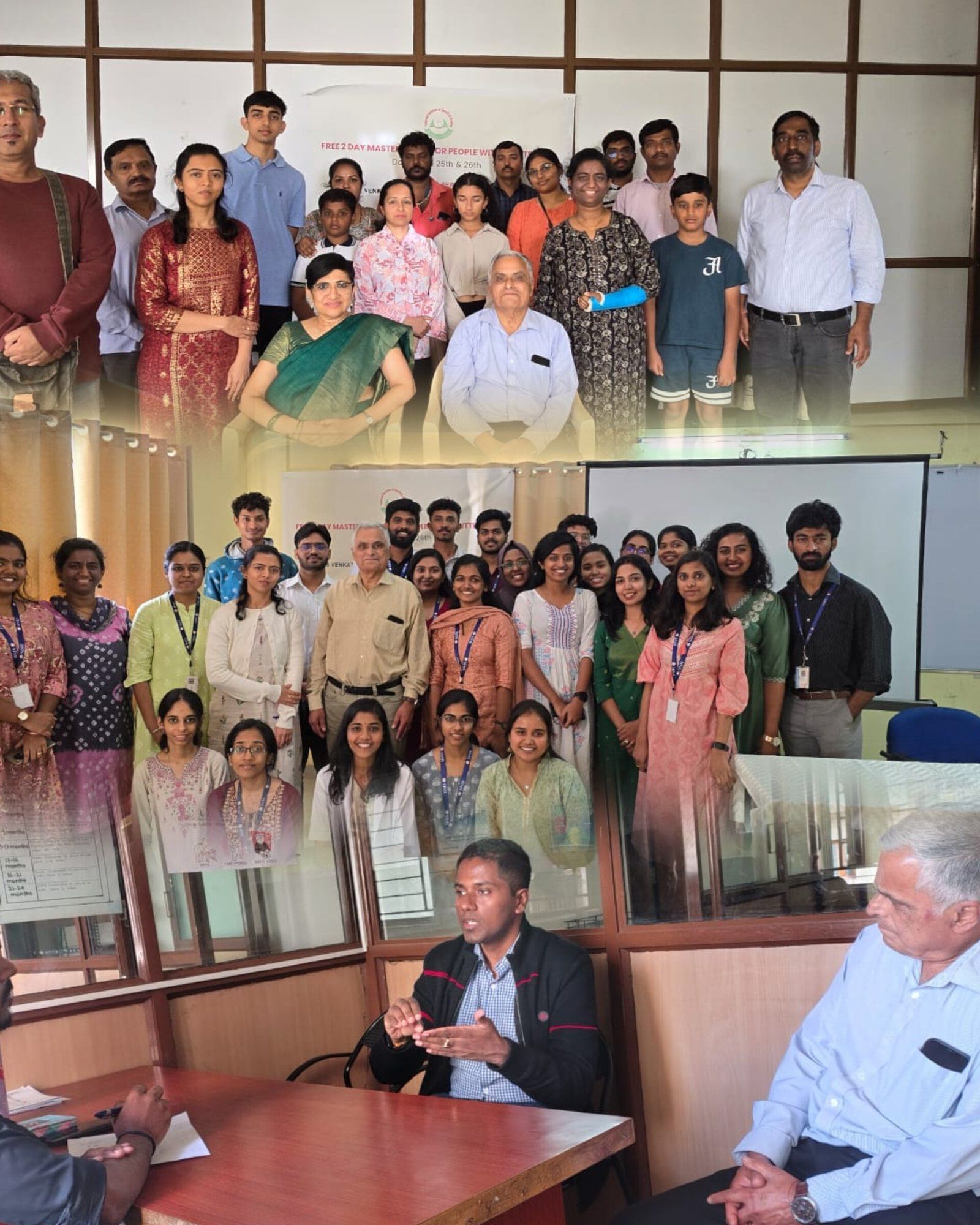 A two days workshop for individuals with stuttering and one day training for Masters stude…