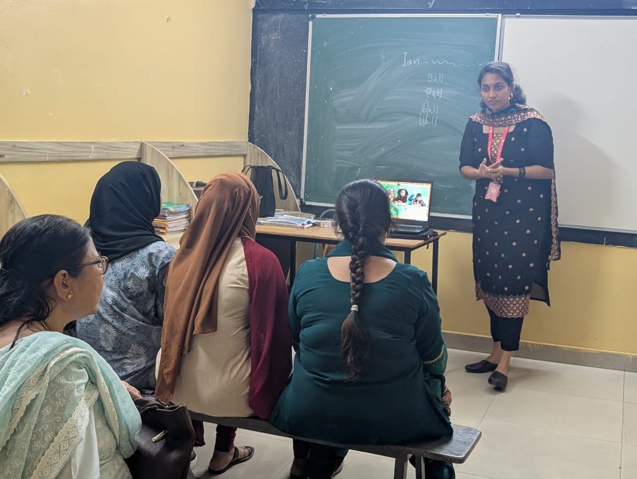 Ms.Daya, delivered a talk to teachers awareness program at Subash Memorial English School…
