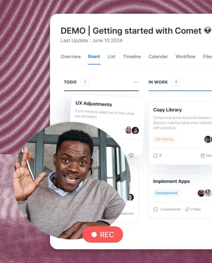 Product demo video