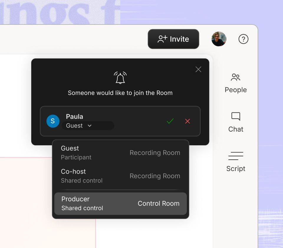 Add producers with Control Room