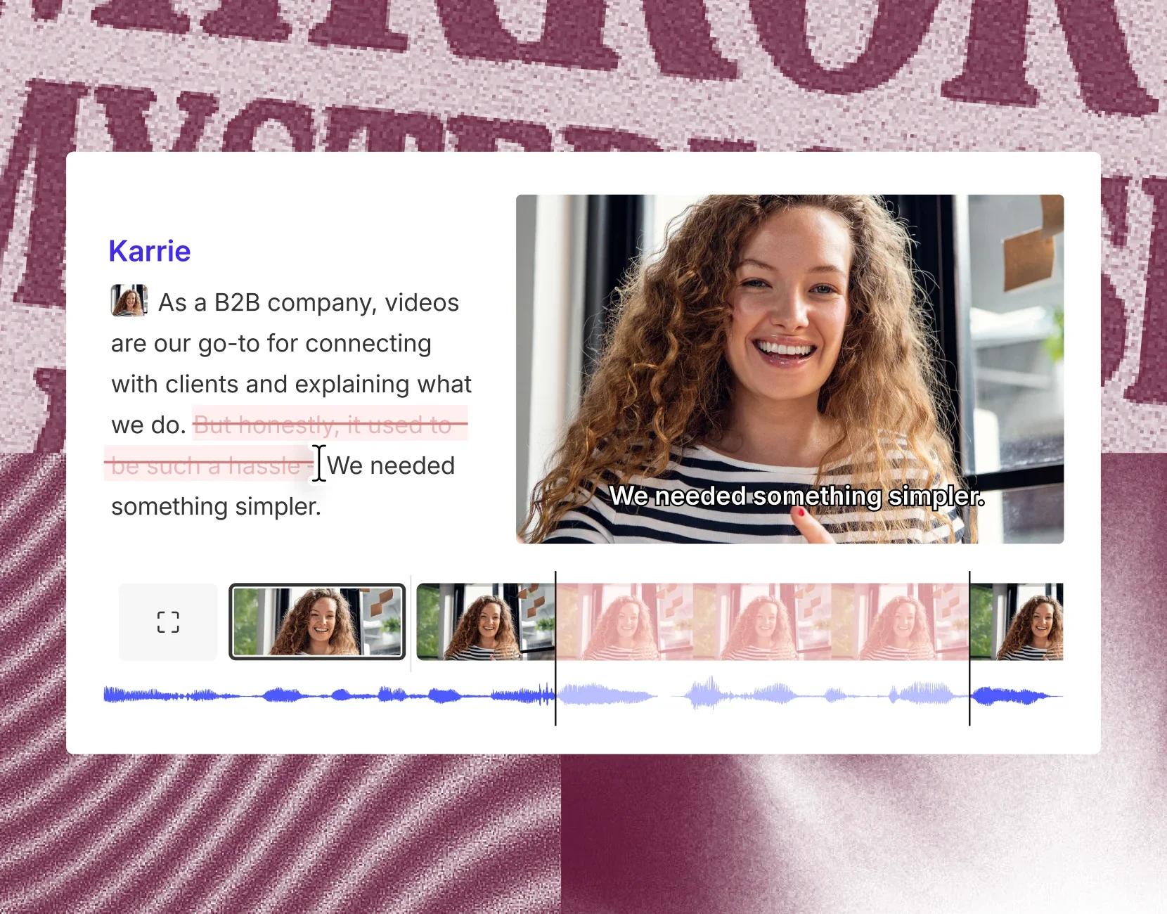 Text-based editing
