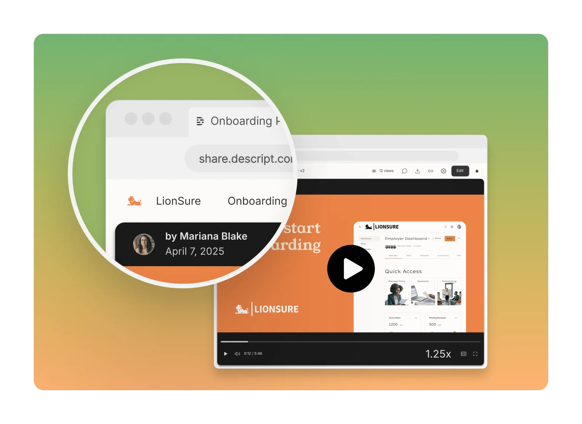 Branded share pages