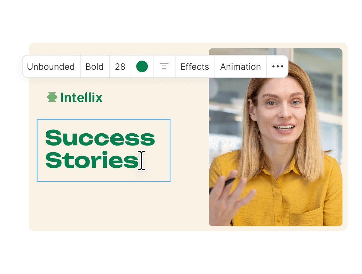 Custom layouts and branding in Descript