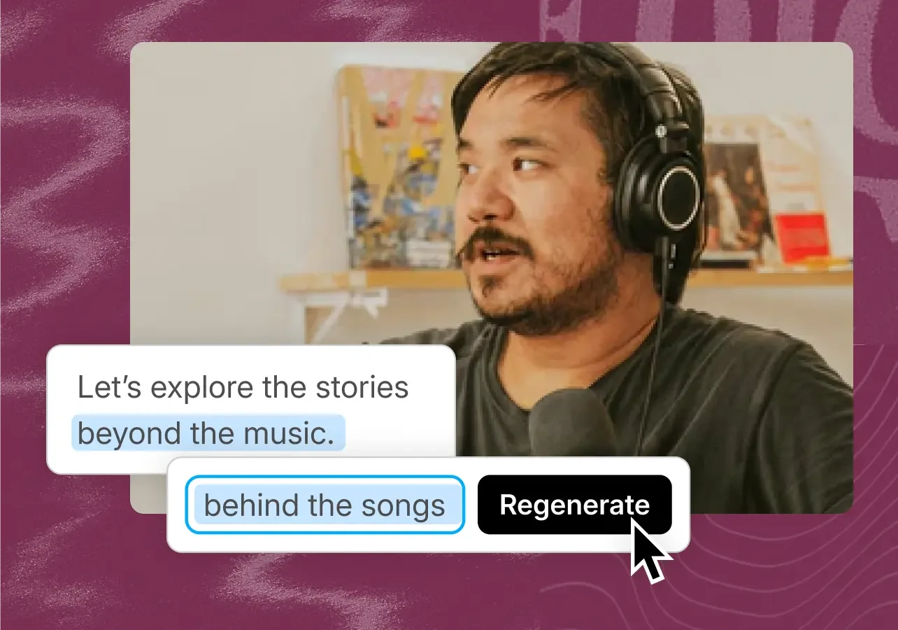 Fix dialogue with AI, not re-recording