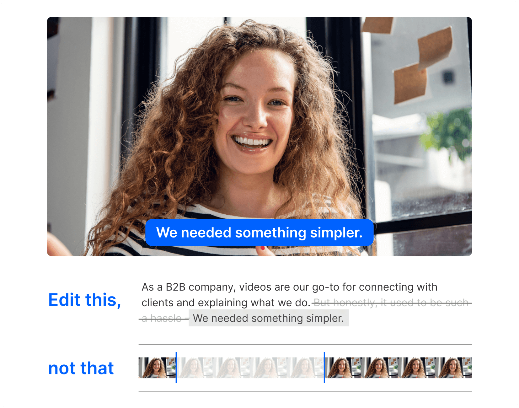 Text-based editing