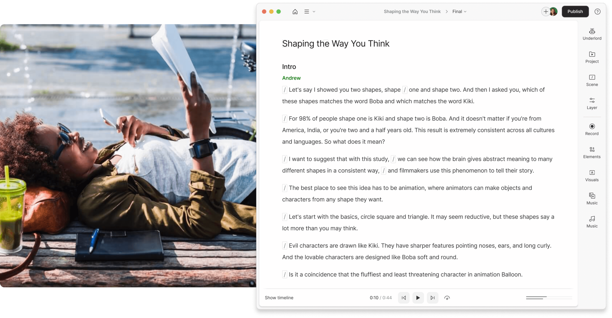 Turn video into text in seconds