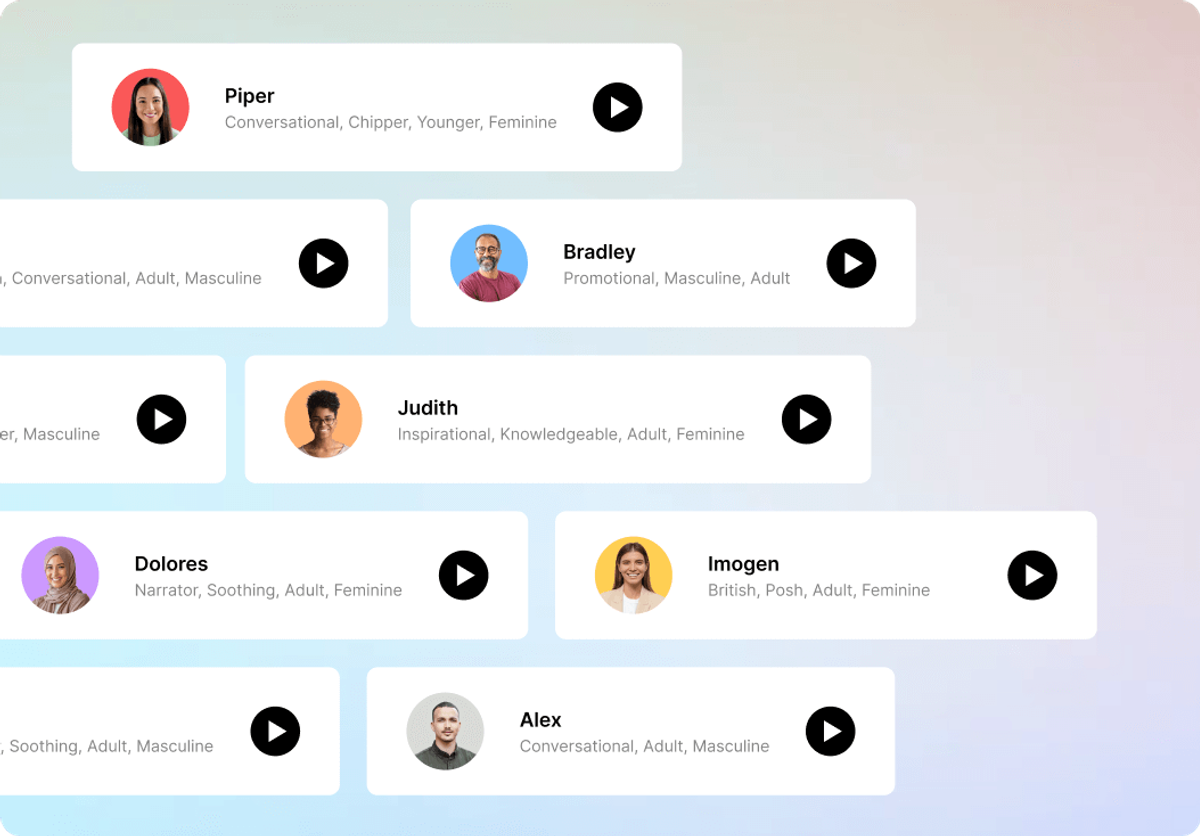 Create an AI voice clone to generate and edit audio